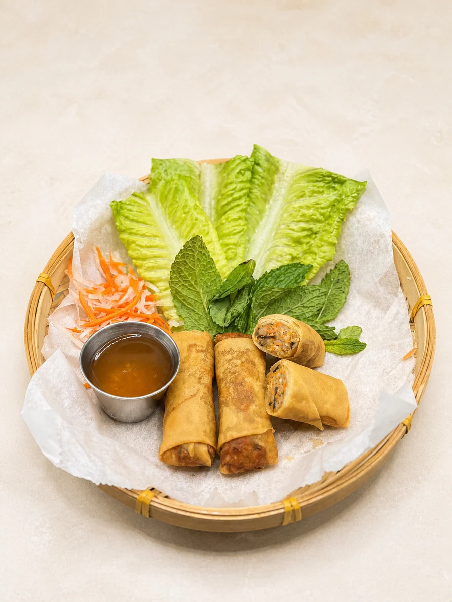 Vietnamese fried egg rolls